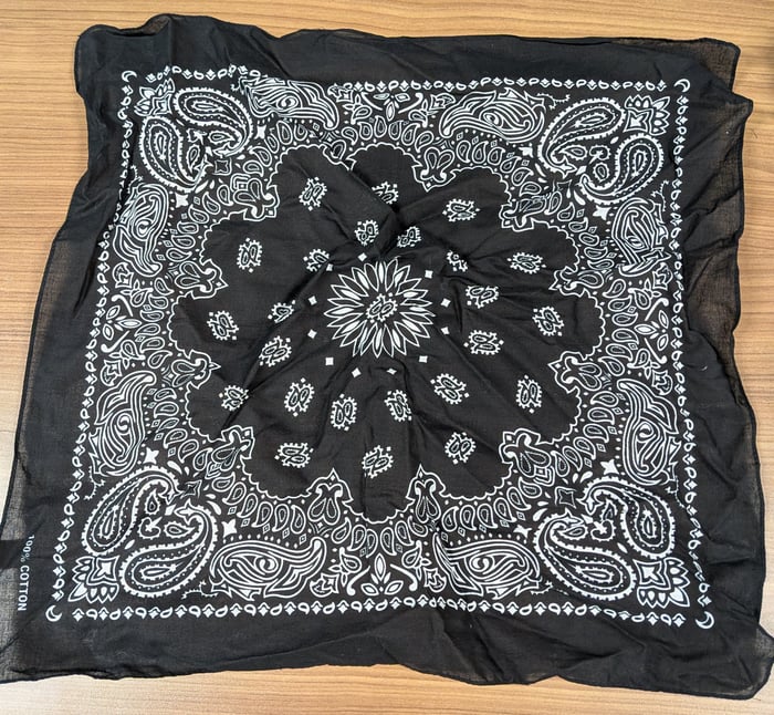 AC11 - bandana noir et blanc image