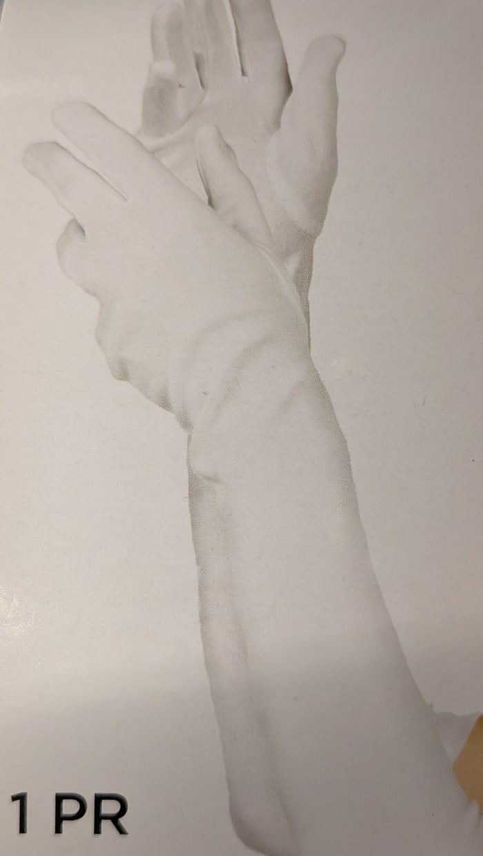 AC28 - Gant blanc long image