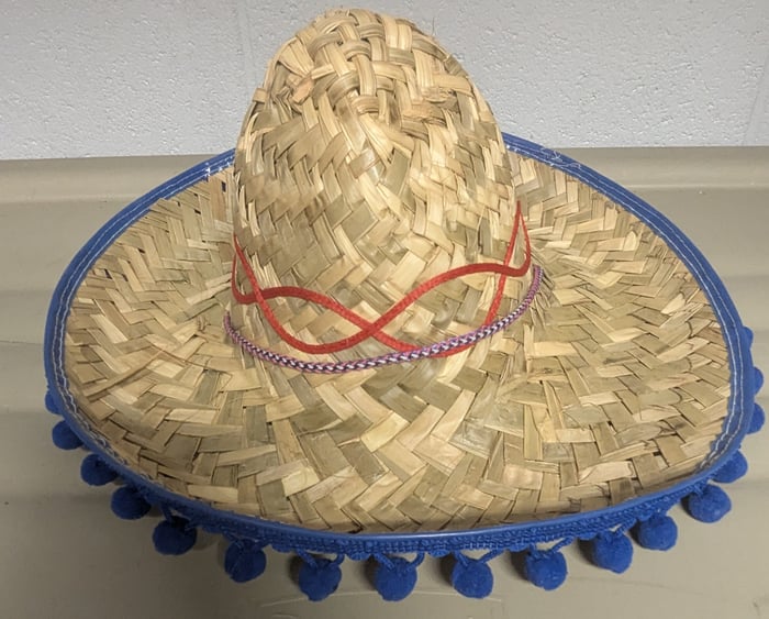 CHA4 - Chapeau Mexicain avec pompon image